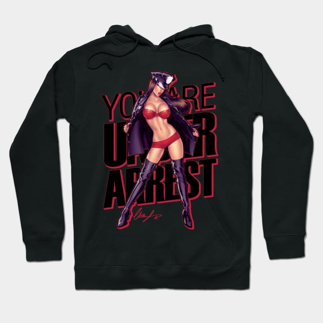 You are under arrest Hoodie by Eliaschatzoudis